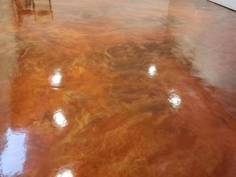 Metallic epoxy floor 7
