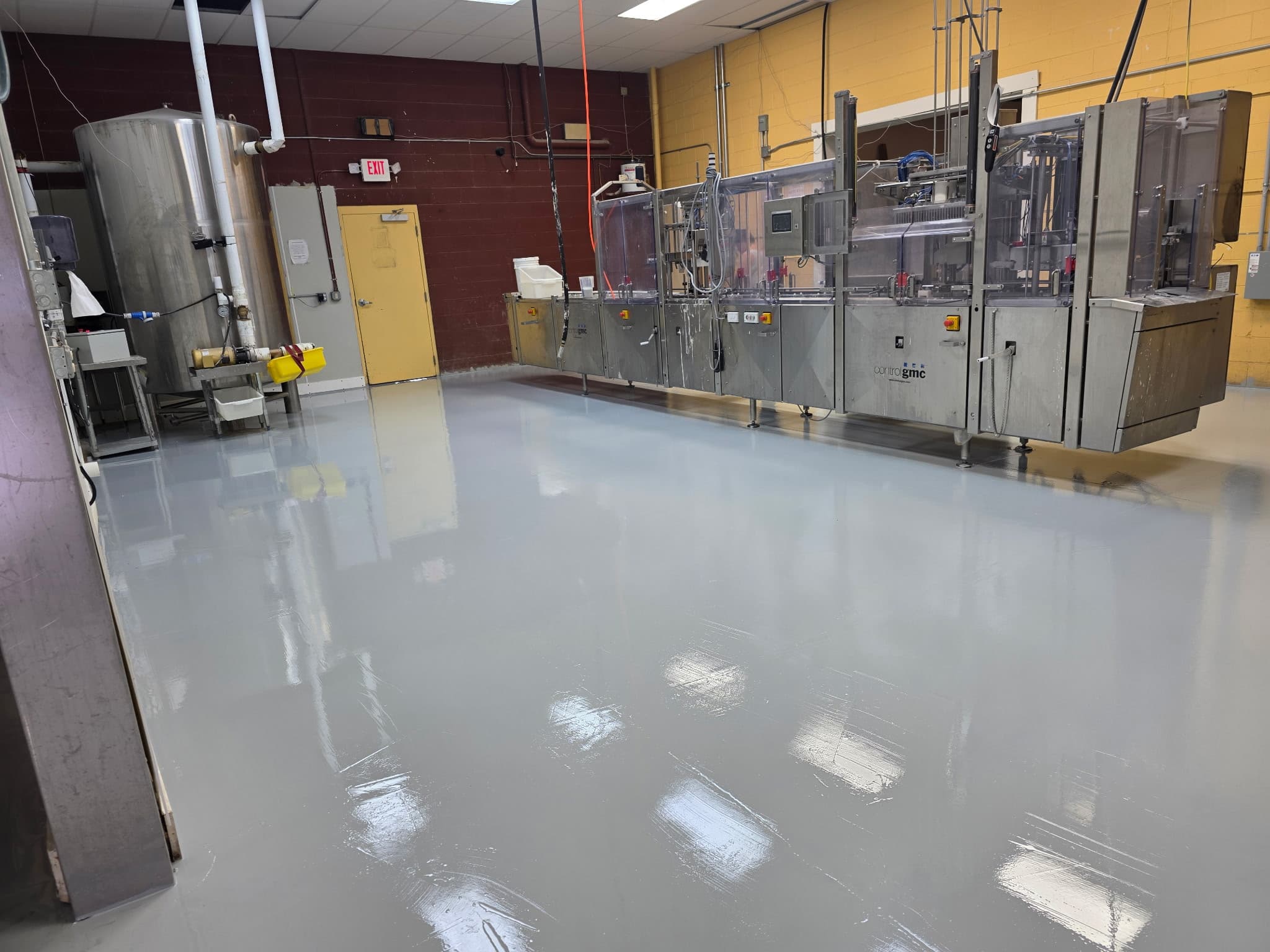 Solid Color epoxy floor in Sterling Heights